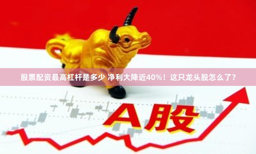 股票配资最高杠杆是多少 净利大降近40%！这只龙头股怎么了？
