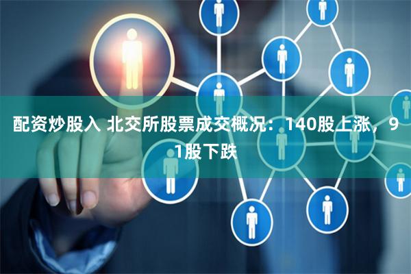 配资炒股入 北交所股票成交概况：140股上涨，91股下跌