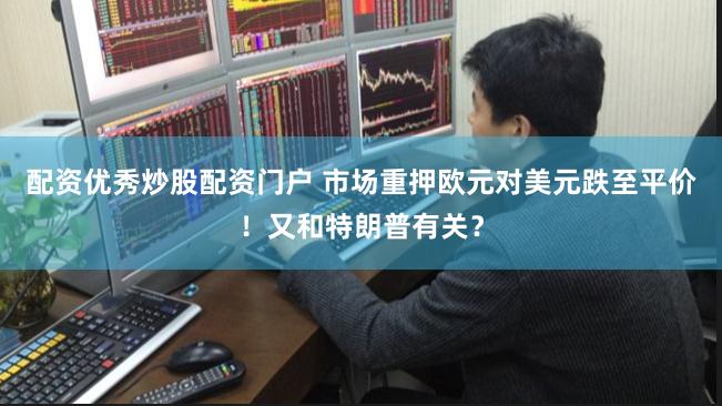 配资优秀炒股配资门户 市场重押欧元对美元跌至平价！又和特朗普有关？